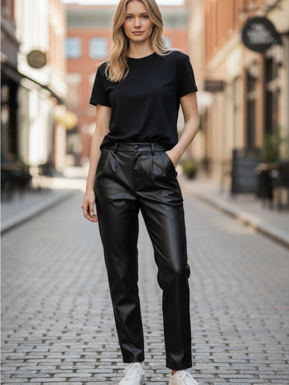 Dynamite Faux Leather Pants
